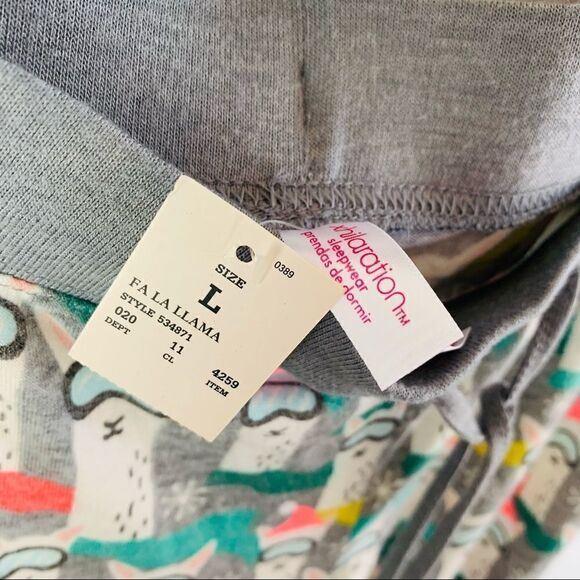 Xhilaration Llama Pajama Pants - Picture 2 of 3